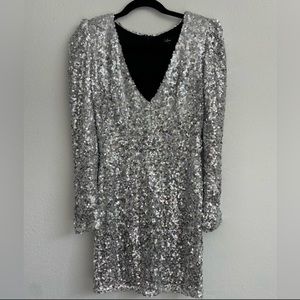 Lulu’s Silver Sequin dress